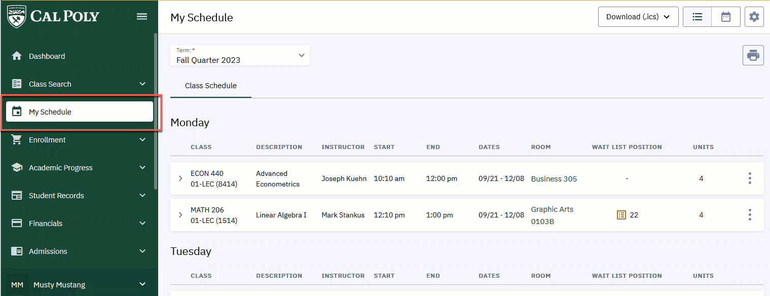 Your First Year at Cal Poly Office of the Registrar Cal Poly, San